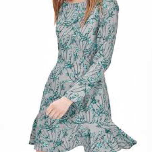 Long Sleeve, Flare Skirt Dress - Picture 1 of 4